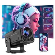 Hy320mini Projector Ultra HD 4K Smart H723 Chip Android 14 Mini Home Projector