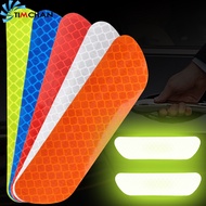 4Pcs Universal Car Door Anti-collision Reflective Sticker / Car Door Warning Reflector Tape Decal / Car Interior Accessories / Auto Night Safety Luminous Warning Strip