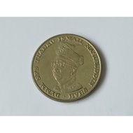 Duit Syiling Coin Lama RM1 DYYM Tuanku Ismail Nasiruddin Shah 1959-1969