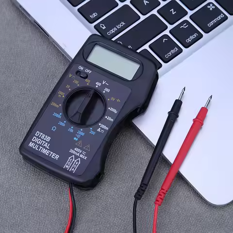 DT83B Portable Digital Multimeter 1999 Counts Mini Pocket Ammeter Voltmeter Current Voltage Ohm Mete