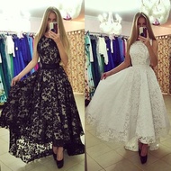 Prom Gown Women Lace Evening Party  Dress
