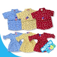 Kemeja Budak Lelaki Dress Perempuan Raya Sedondon, Gaun Budak Perempuan, Baju Raya Murah, Baju Kemej