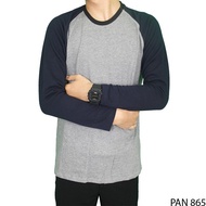 Plain Long Terry T-shirts Light Grey – PAN 865