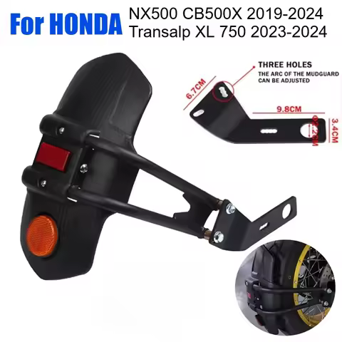 For HONDA NX500 NX 500 400 CB500X Transalp XL 750 2024 Motorcycle Accessories Rear Fender Mudguard S
