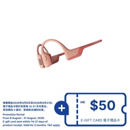 SHOKZ OpenRun Pro (S810) Premium Bone Conduction Sport Headphones (Coral)