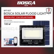 BOSCA Solar Flood Light 1000W IP67 solar flood light with remote control solar panel 35W BPT-857