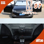 [READY] AVATR 07 Inner Silver Outer Black Sunshade AVATR Body Kit avatr 07 Car Decoration Accessorie