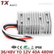 【Top Picks】 Waterproof 48V to 12V 2A 5A 10A 20A 96W DC to DC Boost Converter 48V-12V DC-DC Step Up C