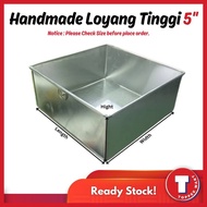 5inch Aluminium Cake Mould Square Tin Tray/ Loyang Kek 5"Segi Empat PETAK Acuan kek Loyang Cake Moul