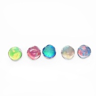 Opal stone earrings - hot color - Titanium F136 - 1.2*10mm