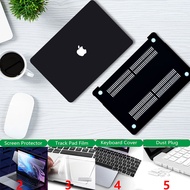 5 In 1 Matte กรณียากสำหรับ กรณี Macbook 2023 Air 15 case M3 A2941 Air 13.6 inch M2 A2681 Pro 14 16 M1 M2Air 13 "A2337 A2442 กรณี 6 นิ้ว สัมผัสบาร์ปกปกป้องด้วยหน้าจอปกป้องฟิล์มเ