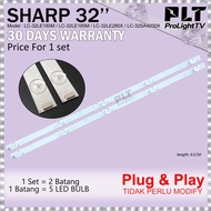 SHARP LC-32LE180M / LC-32LE185M / LC-32LE280X / LC-32SA4200X 32" LED TV BACKLIGHT(LAMPU TV) SHARP 32