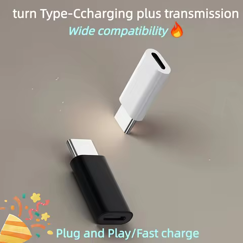 Lightning Female To USB C Male Charger Adapter for IPhone 15 Pro Max Plus IPad Type C To 8Pin Chargi