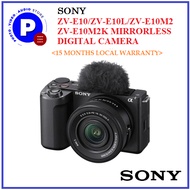 SONY ZV-E10/ZV-E10L/ZV-E10II/ZV-E10IIK/ZV-E10M2/ZV-E10M2K MIRRORLESS DIGITAL CAMERA