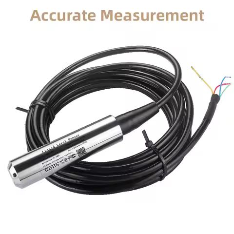 1m 3m 5m to 4-20mA Liquid Level Transmitter RS485 Water Level Transmitter 0-3.3V Submersible Liquid 