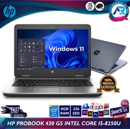 HP PROBOOK 640 G2 INTEL CORE I3-6100U (6TH GENERATION) 8GB RAM 256GB SSD WIFI W CAM 14-INCH 1366 X 7