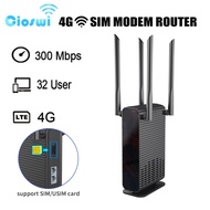 Cioswi 3G 4G Wifi Router 1200Mbps 300M Global Modem 10GB Free Traffic Data WAN LAN SIM Card Wi-Fi Internet Roteador For Home