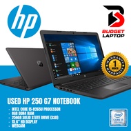 USED HP 250 G7 I5-8GEN 8GB RAM 256GB SSD LAPTOP I5 PROMOSI