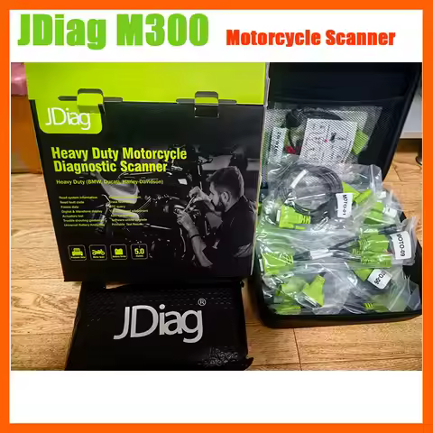 JDiag M300 Motorcycle Scanner Handheld Diagnostic Instrument Intelligent Heavy Locomotive Engine Ana