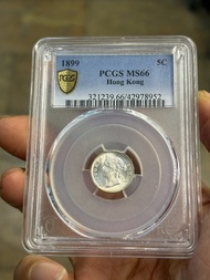 1899年香港五仙PCGS 66 Queen Victoria English