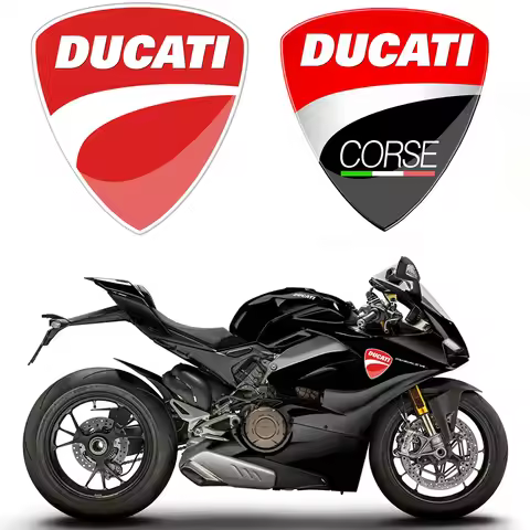 Resin Jante For Ducati v4s 3d Stickers Corse Logo Motorcycle Tank Pad For Ducati v4 Xdiavel 1260 Hyp