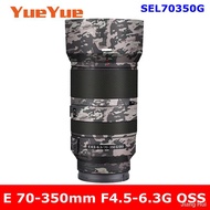 For Sony E 70-350mm F4.5-6.3 G OSS ( SEL70350G ) Anti-Scratch Camera Lens Sticker Coat Wrap Prote
