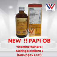 NEW 120 ml Papi OB  Vetmate new improved Papi Ob 120ml Vitamins+MIneral+Malunggay leaf for pets dogs