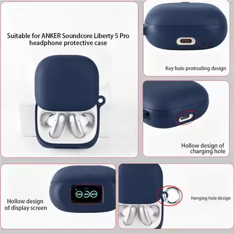 Suitable for Anker ANKER Soundcore Liberty 5 Pro Earphone Protective Cover Silicone Case