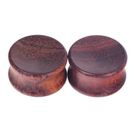 Oyaface Wood Saddle Plugs Set Natural Ear Gauges Tunnels Plugs Stretchers 0G-30mm