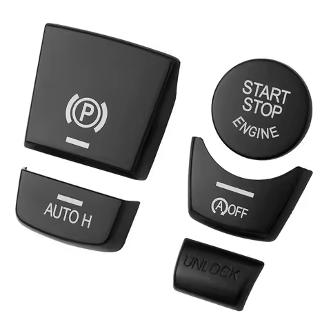 For BMW 5 6 7 Series X3 X4 X5 X6 ABS Electronic Hand Brake P Button Start Stop Engine Decoration Cov