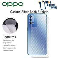 Oppo F5 F7 F9 F11 F11pro A5s A12 A7 Carbon Fiber Back Sticker