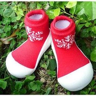 【貝比龍婦幼館】韓國 Attipas幼兒襪型學步鞋-雪花飄飄 (XL)