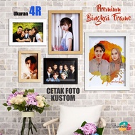 HD CUSTOM PHOTO PRINTING + 4R FRAME GREETING CARD CARDBOARD GIFT GRADUATION GIFT BIRTHDAY WEEDING