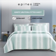 Epitex Epinova Urutora 1000TC Stonewashed Yarn-Dyed Bedsheet Without Quilt Cover | Fitted Sheet Set 