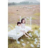 Children's Photography Props Bed Children's Iron Bed Photo Studio Real Scenery Props Bed Iron Real S
