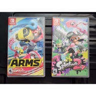 Second Hand Games nintendo switch arms splatoon2 ringfit