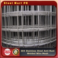 Stainless Steel Welded Wire Mesh 1/4" Opening ss304 Stainless Steel Mesh Wire#24 Anti-Rust Mesh Fence filter screen