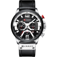 Curren karion 8329 trendy men's waterproof watch 6-pin multi-function fashion large dial calendar wa