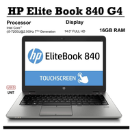 HP EliteBook 840 G4 14"Full HD TOUCH SCREEN Laptop, intel Core i5 7TH GEN ,16GB DDR4 RAM, Windows 10
