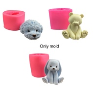 Seas 3D  Rabbit Silicone Mold  Making Tool DIY  Moulds Ornaments