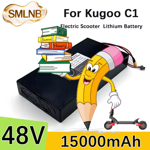 Original battery For Kugoo C1 Electric Scooter 48V 15Ah Powerful Motor 18650 Lithium Battery Scooter