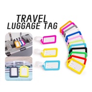 5Pc Travel Luggage Tag Waterproof  Suitcase Accessories Plastic Name Address List Contact Informatio