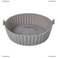 Luhuiyixxn 16.5cm Air Fryer Silicone Pot Air Fryer Basket Liner Non-Stick Oven Baking Tray