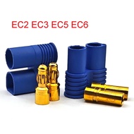 EC2 EC3 EC5 EC8 Connector Kit Male and Female Bullet Gold Plated Banana Plug Be Used for RC Model Ai