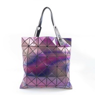 ISSEY MIYAKE PVC ISSEY MIYAKE Bao Bao銀扣手挽袋紫色