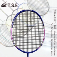 TSE Badminton Racket Carbon Fiber Aurora 400 Purple 21-25LBS 85G 4U