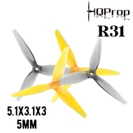 HQProp R31 5.1x3.1x3 (2CW+2CCW) 5mm Hole 3-Blade Propeller (2pairs/4pcs) HQR31
