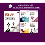 Real Exam Practice for Matriculation Semester 1 Mathematics Science | Physics | Chemistry | Mathemat