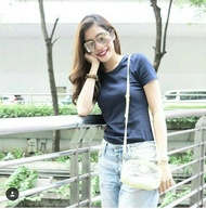 เสื้อยืดคอกลม(งานป้ายtopshop)แฟชั่นผู้หญิง