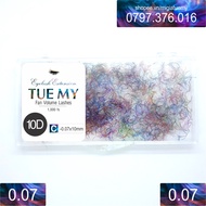 Silk Fan Eyelashes Color 10D Fiber 0.07